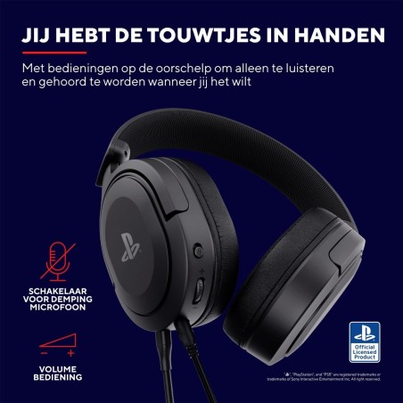 Trust GXT 498 FORTA Kablet Høretelefoner Sort
